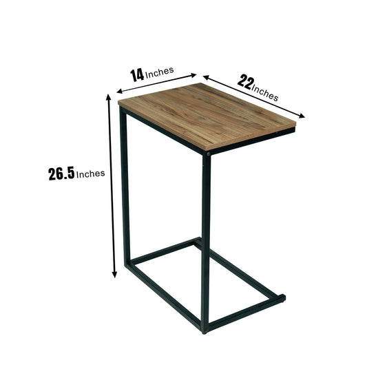 Laptop & Coffee Table – C-Shape Side Table for Home & Office Use